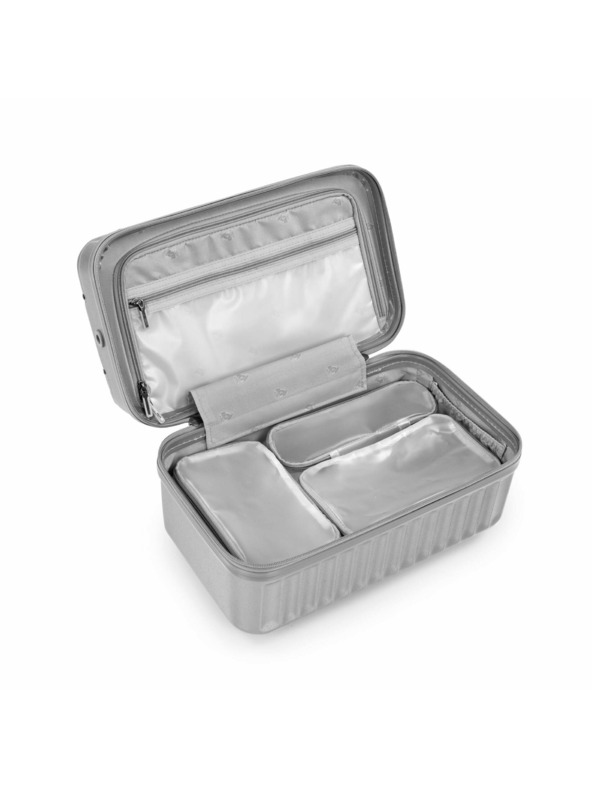 Heys Kosmetický kufřík Heys Luxe Beauty Case Silver