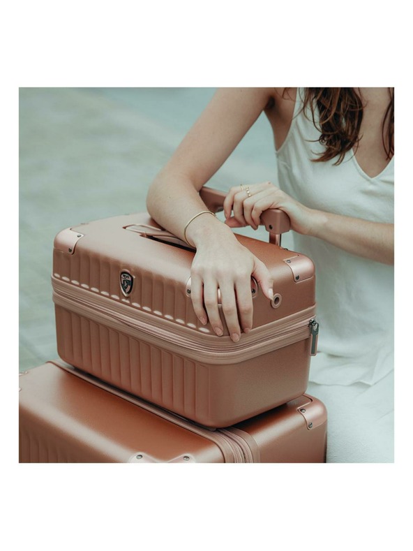 Heys Kosmetický kufřík Heys Luxe Beauty Case Gunmetal