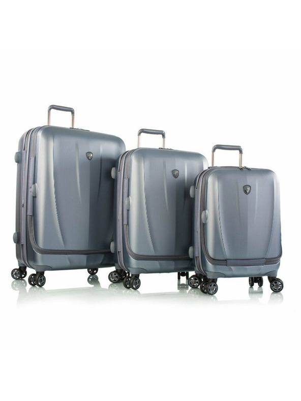 Heys Sada cestovních kufrů Heys Vantage Smart Luggage S,M,L Slate Blue