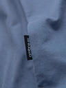 Ombre Clothing Pánské bavlněné tričko BASIC s kulatým výstřihem - bílá/grafit/modrá džínovina V8 OM-TSBS-0268 Ombre Clothing