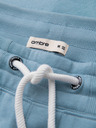 Ombre Clothing Pánské tepláky BASIC s žebrováním - modré V7 OM-PABS-0305 Ombre Clothing