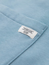 Ombre Clothing Pánské bavlněné tepláky BASIC s nepodšitou nohavicí - světle modré V7 OM-PABS-0304 Ombre Clothing