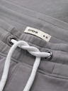 Ombre Clothing Pánské tepláky BASIC s žebrováním na nohavicích - šedé V8 OM-PABS-0305 Ombre Clothing