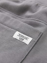 Ombre Clothing Pánské tepláky BASIC s žebrováním na nohavicích - šedé V8 OM-PABS-0305 Ombre Clothing