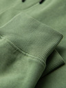 Ombre Clothing Pánské tepláky BASIC jogger s žebrovanou nohavicí - zelené V3 OM-PABS-0305 Ombre Clothing