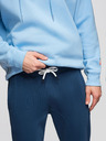 Ombre Clothing Pánské tepláky BASIC jogger s žebrovanou nohavicí - tmavě modré V4 OM-PABS-0305 Ombre Clothing