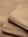 Ombre Clothing Pánské bavlněné tepláky BASIC s nepodšitou nohavicí - hnědé V2 OM-PABS-0304 Ombre Clothing