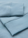 Ombre Clothing Pánská mikina BASIC s kulatým výstřihem - modrá Ombre Clothing
