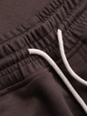 Ombre Clothing Pánské strukturální šortky REGULAR FIT - hnědé V5 OM-SRSK-0124 Ombre Clothing