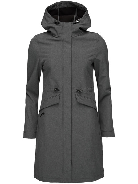 Loap Dámský softshellový kabát LOAP LUNARA Tmavě šedá