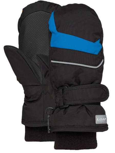 Loap Dětské rukavice LOAP RUN Černá/Modrá