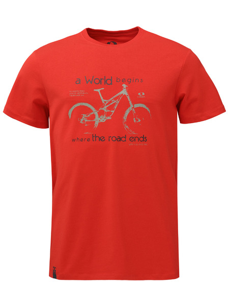 Loap Pánské tričko LOAP ALPEG Červená