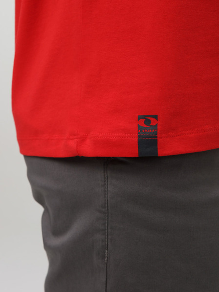 Loap Pánské tričko LOAP ALPEG Červená