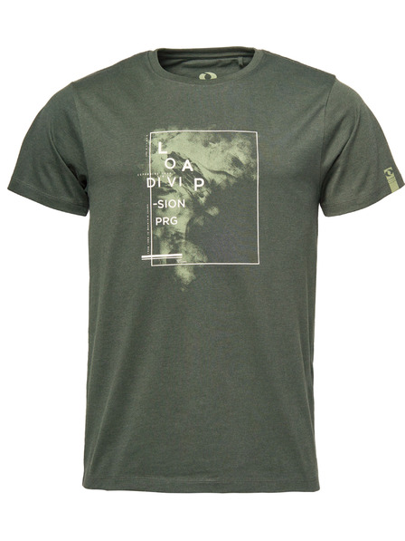 Loap Pánské tričko LOAP BOHOR Tmavě zelená