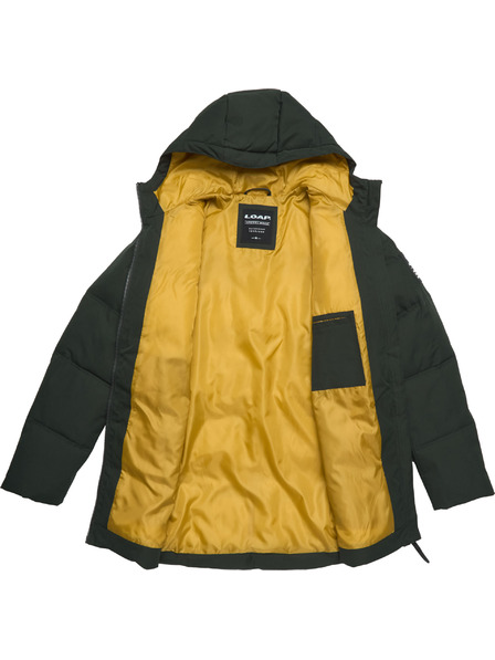 Loap Pánský kabát LOAP NODAL Tmavě zelená