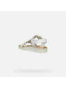Geox Bílé dívčí sandály Geox Sandal Costarei Gi