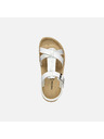 Geox Bílé dívčí sandály Geox Sandal Costarei Gi