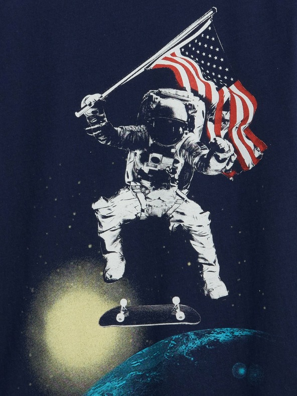 GAP Dětské tričko s potiskem Gap