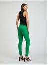 Orsay Zelené dámské skinny fit kalhoty ORSAY Paulina