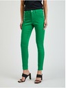 Orsay Zelené dámské skinny fit kalhoty ORSAY Paulina