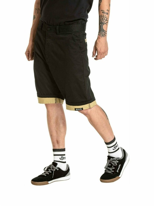 Meatfly Meatfly pánské kraťasy Barry 2.0 Black / Latte