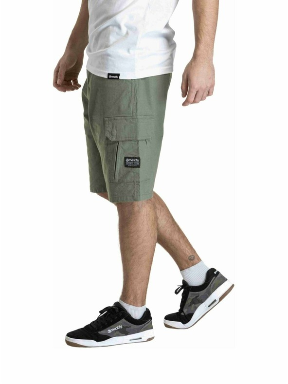 Meatfly Meatfly pánské kraťasy Syndrom Olive Ripstop