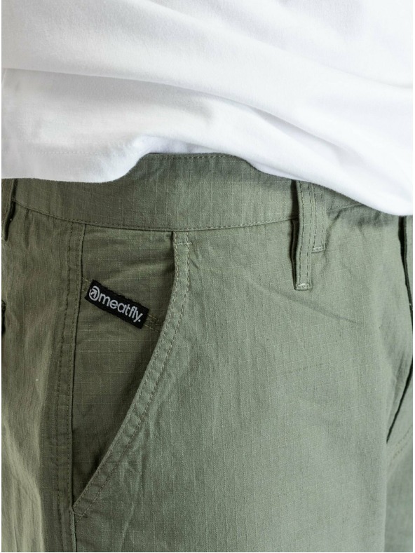 Meatfly Meatfly pánské kraťasy Syndrom Olive Ripstop