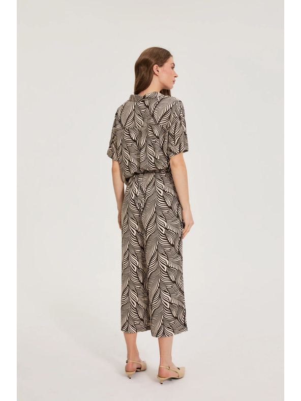 Moodo Kalhoty culottes z viskózy Moodo