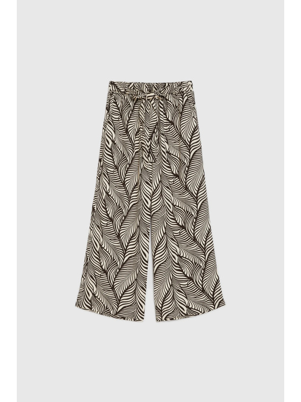 Moodo Kalhoty culottes z viskózy Moodo
