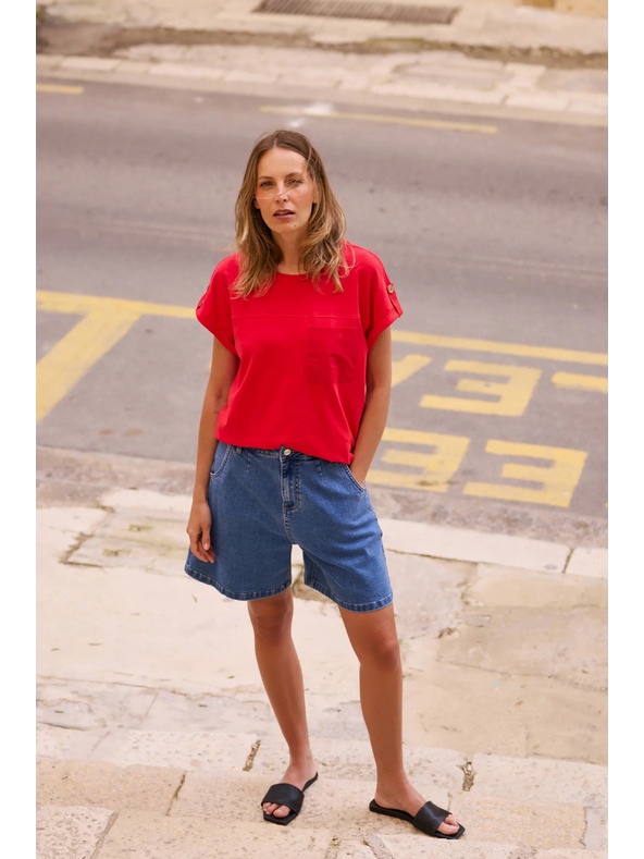 Moodo Šortky džínové modré Moodo