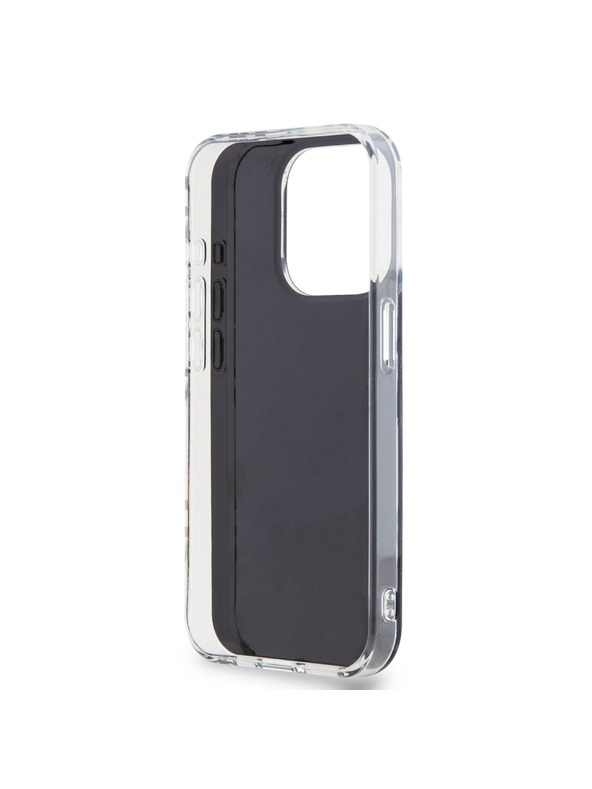 DKNY PC/TPU Checkered Pattern Zadní Kryt pro iPhone 15 Pro Black DKNY
