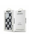DKNY PC/TPU Checkered Pattern Zadní Kryt pro iPhone 15 Pro Black DKNY