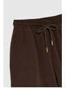 Moodo Bavlněné šortky hnědé Moodo