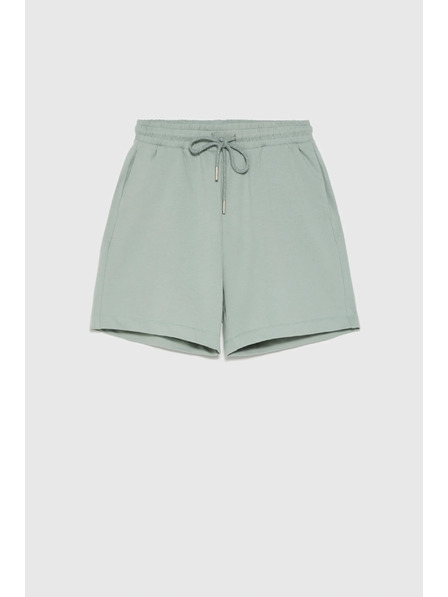 Moodo Bavlněné šortky olivové Moodo