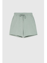 Moodo Bavlněné šortky olivové Moodo