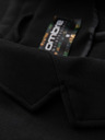 Ombre Clothing Pánské černé sako SLIM s jemnou texturou
