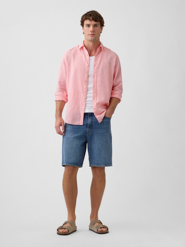 GAP Lněná košile Standard Fit GAP