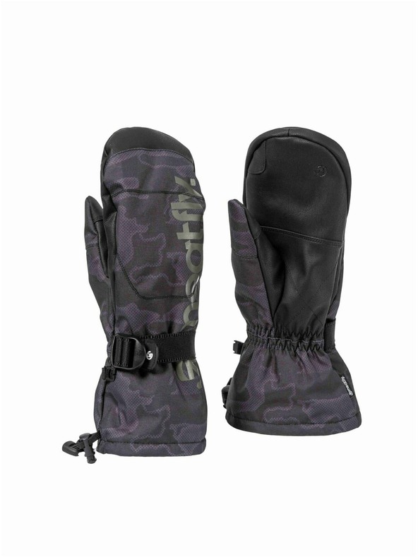 Meatfly Meatfly pánské rukavice Osbourne Morph Black