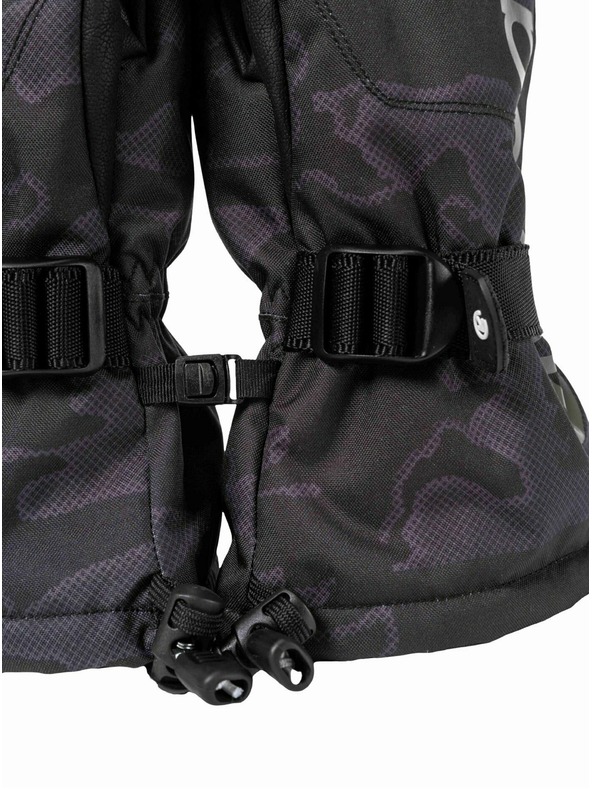 Meatfly Meatfly pánské rukavice Limp Morph Black