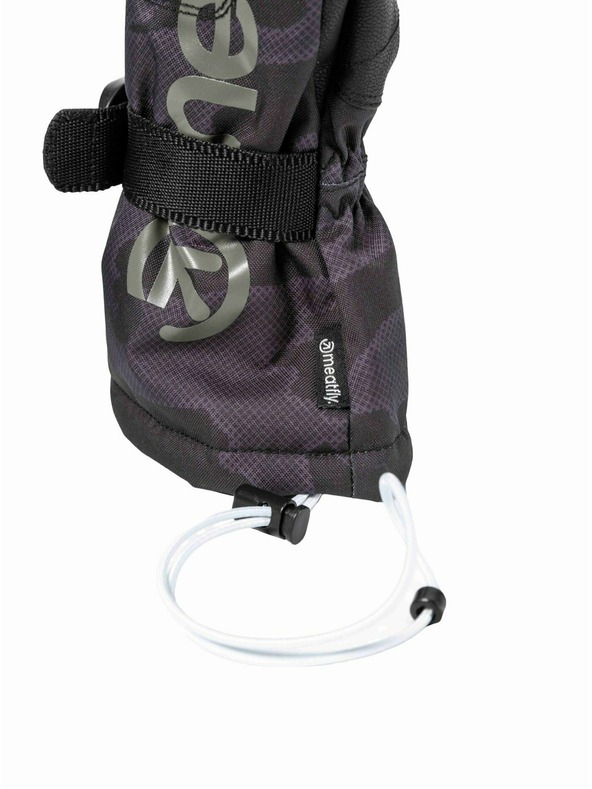 Meatfly Meatfly pánské rukavice Limp Morph Black