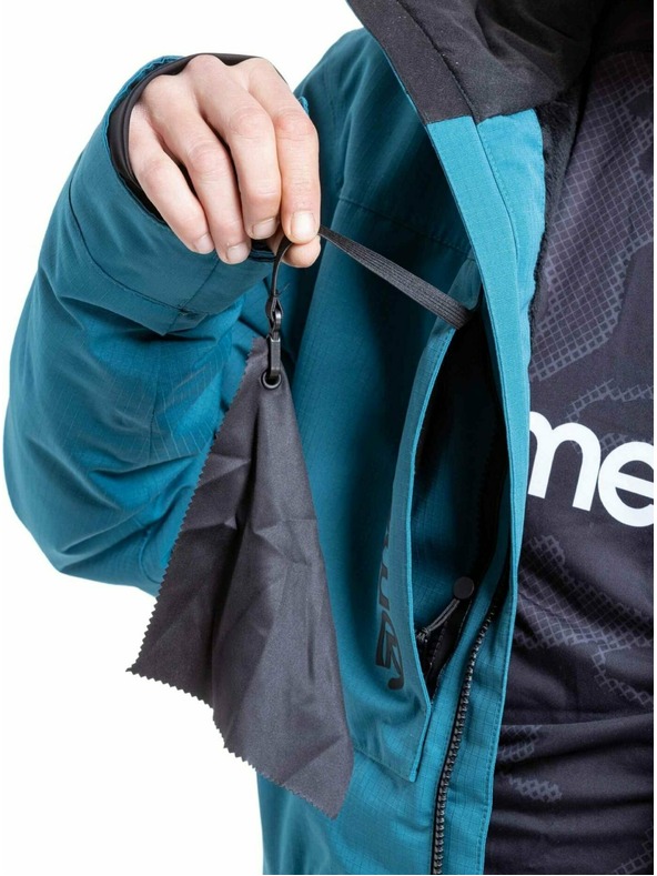 Meatfly Meatfly pánská SNB & SKI bunda Helios Deep Ocean