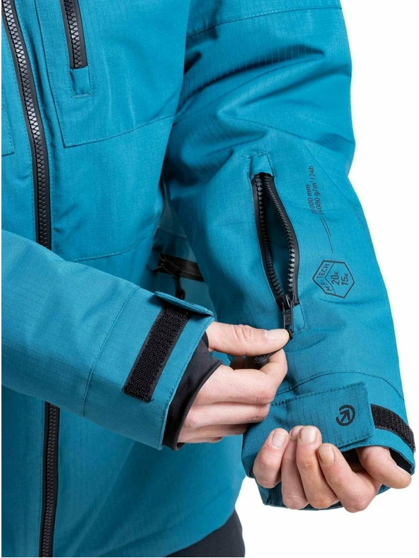 Meatfly Meatfly pánská SNB & SKI bunda Helios Deep Ocean