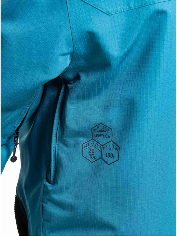 Meatfly Meatfly pánská SNB & SKI bunda Helios Deep Ocean