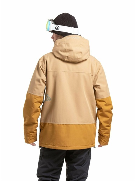 Meatfly Meatfly pánská SNB & SKI bunda Helios Tan / Wood