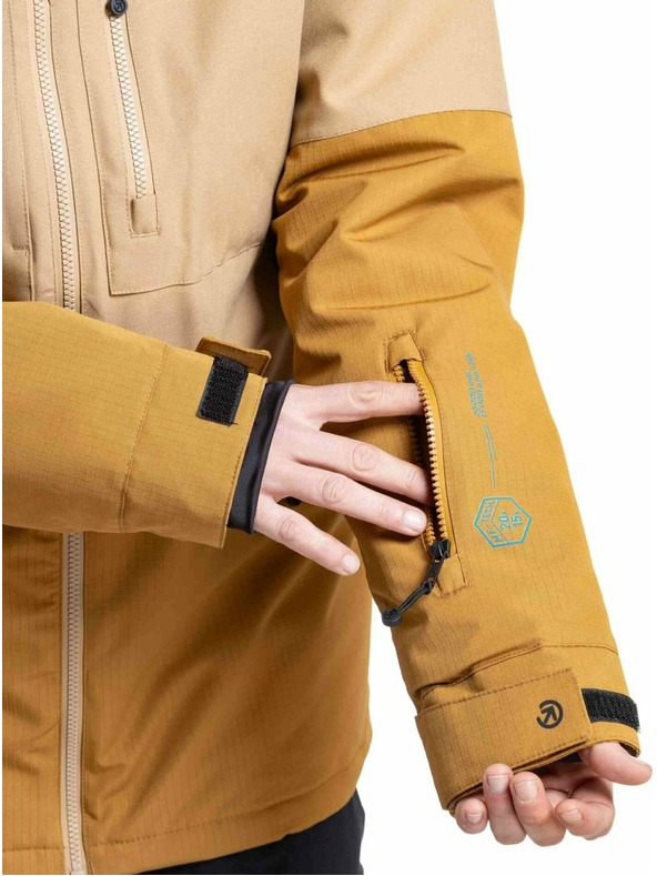 Meatfly Meatfly pánská SNB & SKI bunda Helios Tan / Wood