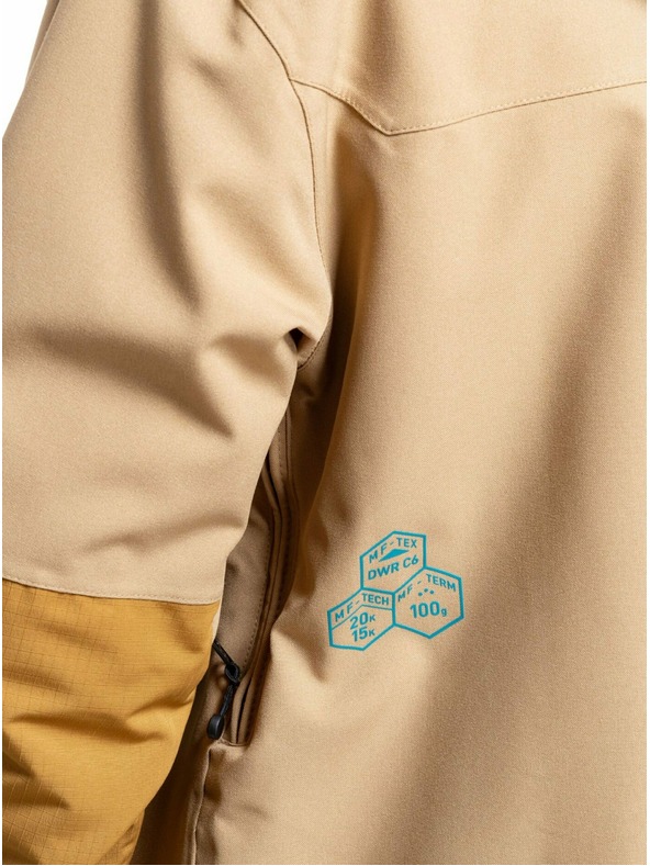 Meatfly Meatfly pánská SNB & SKI bunda Helios Tan / Wood