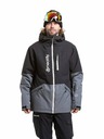 Meatfly Meatfly pánská SNB & SKI bunda Helios Dark Grey / Black
