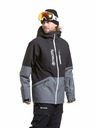 Meatfly Meatfly pánská SNB & SKI bunda Helios Dark Grey / Black