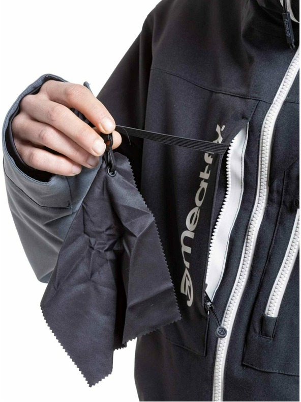 Meatfly Meatfly pánská SNB & SKI bunda Helios Dark Grey / Black