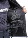 Meatfly Meatfly pánská SNB & SKI bunda Helios Dark Grey / Black